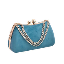 Load image into Gallery viewer, Black PU dinner minimalist handbag

