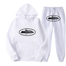 Load image into Gallery viewer, Plus Size Long Sleeve Pullover Hoodie Sweatpants Set
