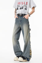 Load image into Gallery viewer, Ripped Breathable Loose Jeans
