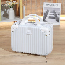 Load image into Gallery viewer, Vintage Luggage Mini Makeup Case 14-Inch Carry-On Bag
