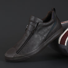 画像をギャラリービューアに読み込む, Double Zipper Casual Men Board Shoes
