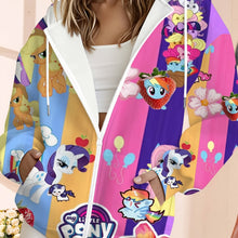 Load image into Gallery viewer, Women Zip Up Hoodie | Cartoon Casual Outfit
