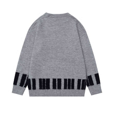 Load image into Gallery viewer, Note Cat Jacquard Sweater
