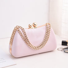 Load image into Gallery viewer, Black PU dinner minimalist handbag
