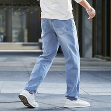 Load image into Gallery viewer, Men's Vintage Washed Denim Pants,
