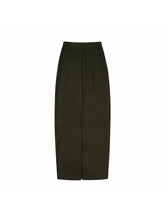 Load image into Gallery viewer, 2 Pieces  Rib Knit Lace Up Slim Knitted Skirt Set
