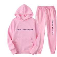 Load image into Gallery viewer, Men's Casual Printed Fleece Lined Hoodie and Sweatpants Set
