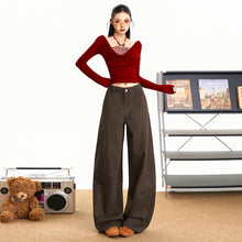 Load image into Gallery viewer, Melange Wide-Leg Jeans for Women
