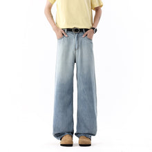 Load image into Gallery viewer, Loose Patchwork Lyocell Coolmax Denim Pants for Men
