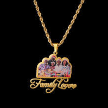 Load image into Gallery viewer, Custom-Made, Ships in 3-5 Days Color UV Photo Stainless Steel English Name Necklace
