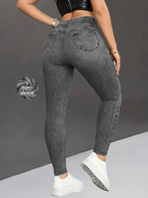Load image into Gallery viewer, Retro Denim-Style High-Elastic Butt-Lifting Yoga Leggings
