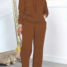 画像をギャラリービューアに読み込む, Plus-Size Casual Lightweight Long-Sleeve T-Shirt And Long Pants Set,
