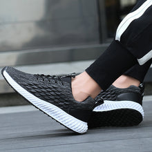 Load image into Gallery viewer, Mesh flying woven breathable shoes men
