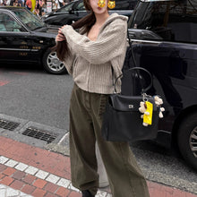 Load image into Gallery viewer, Knit Long Sleeve Open Front Cardigan Jacket

