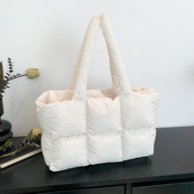 Load image into Gallery viewer, Quilted Single-Shoulder Bag Down Jacket Bag Large Capacity
