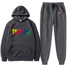 Load image into Gallery viewer, Men's Oversized Letter Print Hoodie and Sweatpants Two-Piece Set
