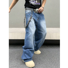 Lade das Bild in den Galerie-Viewer, Men's Jeans Straight Loose Wash
