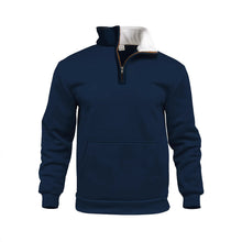 Lade das Bild in den Galerie-Viewer, High Neck Half-Zip Pocket Long Sleeve Sweatshirt
