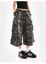 Load image into Gallery viewer, Camouflage Cargo Shorts for Women
