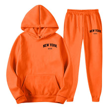 Load image into Gallery viewer, Men's Hoodie Set Solid Color Two-Piece
