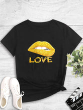 Load image into Gallery viewer, Printed Round Neck Pullover T-Shirt
