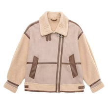Load image into Gallery viewer, Street splicing jacket for women's clothing
