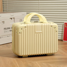 Load image into Gallery viewer, Vintage Luggage Mini Makeup Case 14-Inch Carry-On Bag
