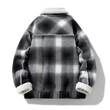 Load image into Gallery viewer, Men's Short Wool Wave Casual Jacket
