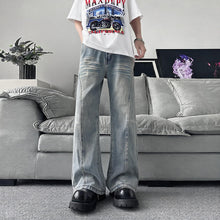 Load image into Gallery viewer, Street Style Slim Fit Straight Leg Jeans for Men
