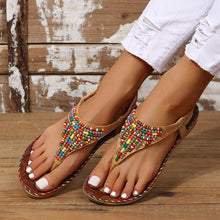 Load image into Gallery viewer, Women  Comfortable Toe-Strap Rhinestone Flip-Flops
