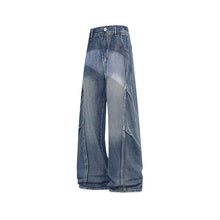 Load image into Gallery viewer, Denim Pants Men's Design Desert Style Flared Tapered Fit Casual Straight Leg Jeans
