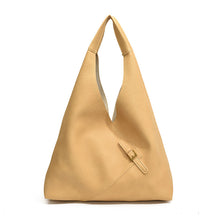 Load image into Gallery viewer, Solid color soft leather underarm bag

