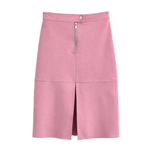 Load image into Gallery viewer, Belt jacket+skirt set for women's clothing

