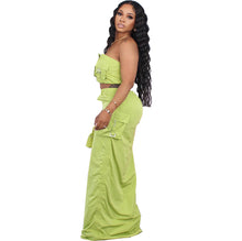 Charger l'image dans la galerie, Fashion Sexy CropMaxi Skirt Set for Women,
