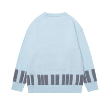Load image into Gallery viewer, Note Cat Jacquard Sweater

