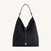 Load image into Gallery viewer, Women,  Suede Large Capacity Crossbody Bucket Bag
