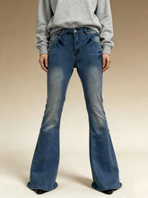 Load image into Gallery viewer, Retro High-Waisted Flared Slim-Fitting, Stylish Jeans

