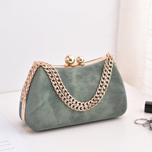 Load image into Gallery viewer, Black PU dinner minimalist handbag
