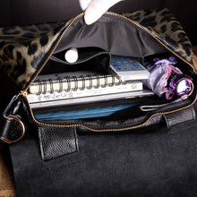 Load image into Gallery viewer, Chic Genuine Leather Large Capacity Handbag Women's Bag Fashion Leopard Print Tote Bag Soft Leather Lady Bag
