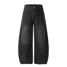 Load image into Gallery viewer, Full Sky Star Hot Diamond Wide Leg Jeans for Women
