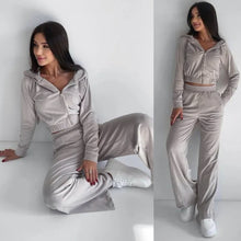Load image into Gallery viewer, Hooded Casual Sweatshirt Set for Women, Two-Piece
