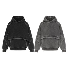 Load image into Gallery viewer, Washed hooded sweatshirt for men
