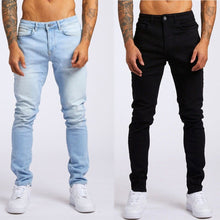 Load image into Gallery viewer, Slim-fitting Mid-waist Denim Micro-elastic Skinny Pants
