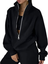 Lade das Bild in den Galerie-Viewer, Comfortable  Casual; Zipper Hoodie 2 Piece Set
