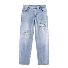 Load image into Gallery viewer, Lace denim jacket+denim women's clothing
