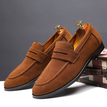 Load image into Gallery viewer, Nubuck Leather Men Casual Shoes
