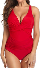 Load image into Gallery viewer, Deep V Slimming One-Piece Swimsuit
