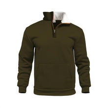 Lade das Bild in den Galerie-Viewer, High Neck Half-Zip Pocket Long Sleeve Sweatshirt
