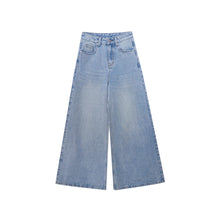 Load image into Gallery viewer, Retro fashion high waisted slightly flared jeans for women
