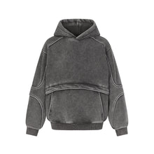 Load image into Gallery viewer, Washed hooded sweatshirt for men
